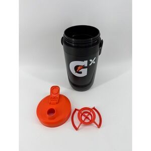 Gatorade GX Premium Jug 64 oz Black Orange Insulated Water Bottle with Handle